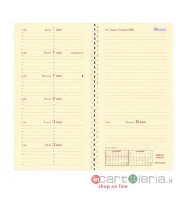 RICAMBIO AGENDA 8,8X17...