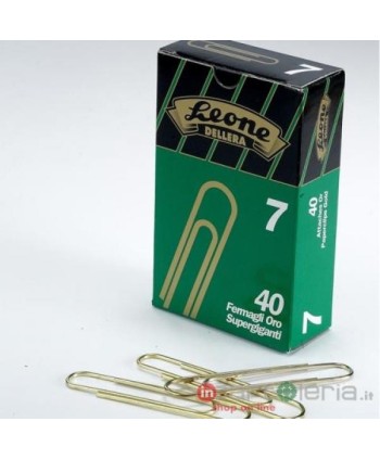 FERMAGLI N 7 OTTONATI 40PZ...