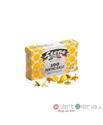 PUNTINE 100PZ COLORE GIALLO...