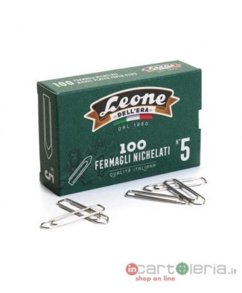 FERMAGLI NICHELATI N. 5...