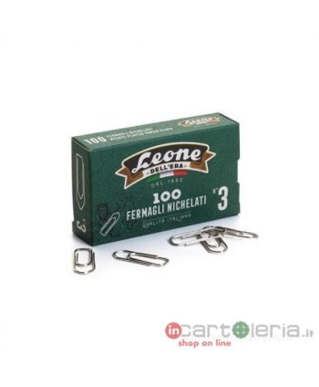 FERMAGLI NICHELATI N. 3...