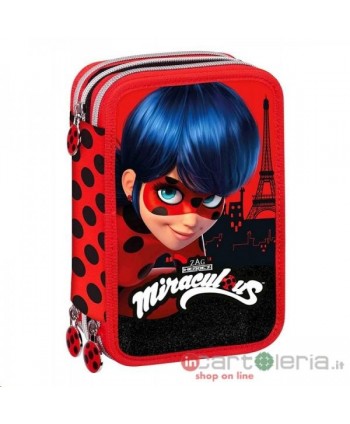 ASTUCCIO 3 PIANI MIRACULOUS 2019 CARTERIE PANINI (Cod. 44726)