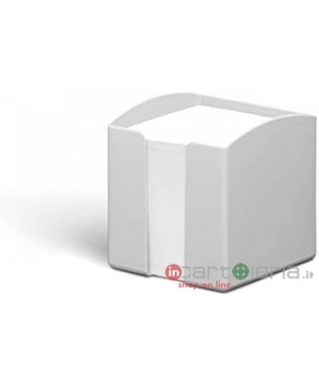 CUBO APPUNTI NOTE BOX CON FOGLIETTI C/CUSTODIA 9X9 ECO BLUE ANGEL GRIGIODURABLE (Cod. 775810)