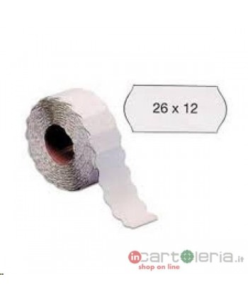 ROTOLINO PER PREZZATRICI 26X12 RIMOVIBILI SIAM (Cod. 3412/11)