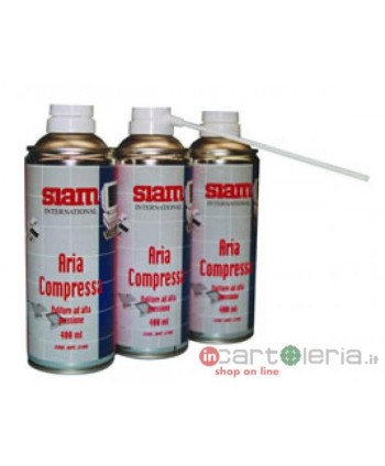 BOMBOLA SPRAY ARIA COMPRESSA 400 ML SIAM (Cod. 2155)