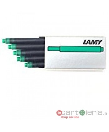 CARTUCCE INCHIOSTRO 5PZ T10 VERDE LAMY (Cod. 1211478)