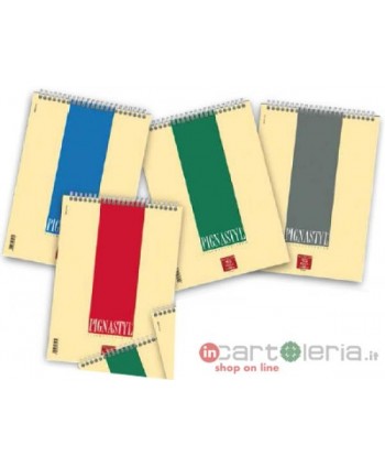 BLOCCO PIGNASTYL SPIRALE A4 60FF BI PIGNA (Cod. 0215628BI)