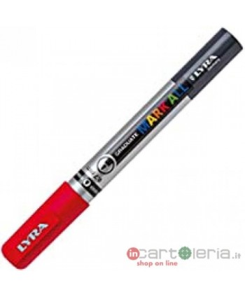 PENNARELLO MARK ALL LYRA XS 0.7 MM ROSSO FILA (Cod. L6800018)