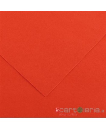 CARTONCINO 50X70 ROSSO 14 (TOMATE) GR 220 COLORLINE CANSON (Cod. 200041147)