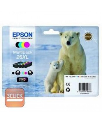 CARTUCCIA EPSON 26XL MULTIPACK ORIGINALE (Cod. T2636)