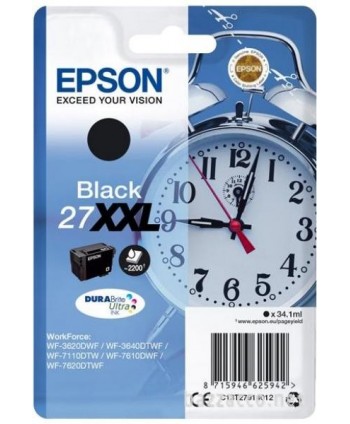 CARTUCCIA EPSON 27XXL NERO ORIGINALE (Cod. T2791)