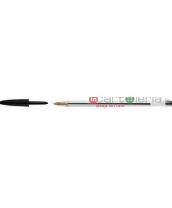 PENNA SFERA CRISTAL PUNTA MEDIA NERA BIC (Cod. BICN)