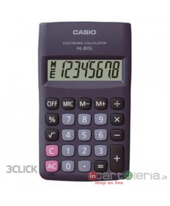 CALCOLATRICE 8CIFRE HL815L CASIO (Cod. HL-815L)