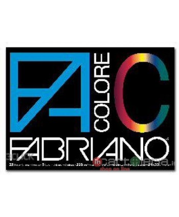ALBUM F5 COLORE 24X33 220GR 25FF LISCIO FABRIANO (Cod. 65251524)