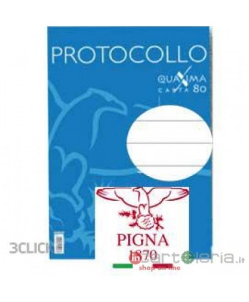 CARTA PROTOCOLLO 80GR 1RIGO 200FG PIGNA (Cod. 02156211R)