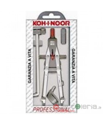 COMPASSO BALAUSTRONE 4 PEZZI MADE IN ITALY PROFESSIONAL KOHINOOR (Cod. H91148N)