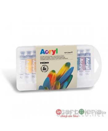 TEMPERA ACRILICA 12 TUBI 7,5ML CMP MOROCOLOR (Cod. 407TA12PP)