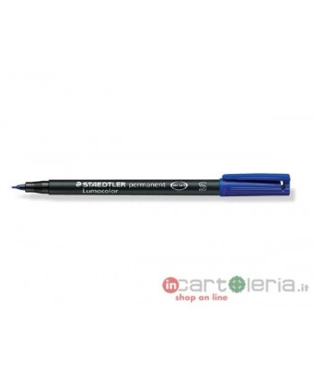 PENNARELLO LUMOCOLOR PERMANENTE 313 BLU S STAEDTLER (Cod. 313-3)