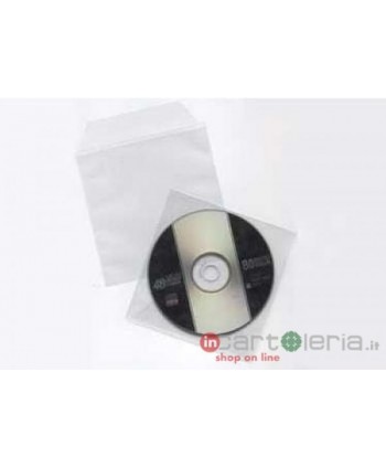 BUSTE PORTA CD/DVD 50PZ FELLOWES LEONARDI TX MEDIA (Cod. 077511906909)