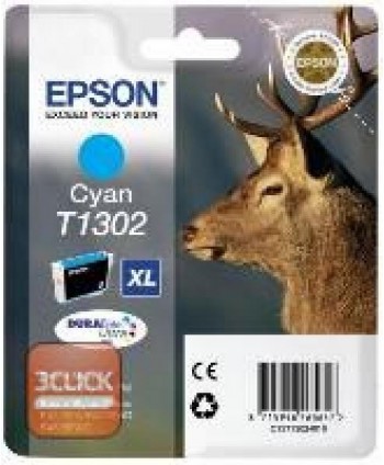 CARTUCCIA EPSON T1302 CIANO ORIGINALE (Cod. EPST13024010)