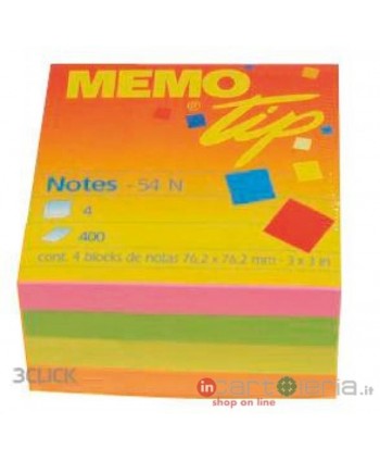 POST IT CUBO 76X76 NEON...