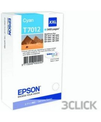 CARTUCCIA EPSON T7012 CIANO ORIGINALE (Cod. T7012)