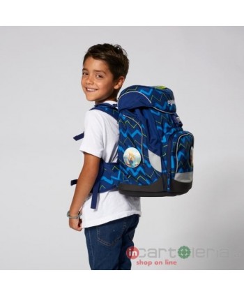 ZAINO ERGOBAG BLU CALCIO PRIME LIGHT FOND OF