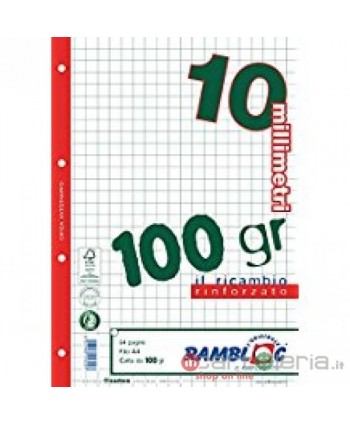 RICAMBI FORATI A4...