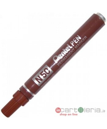 PENNARELLO MARCATORE N50 MARRONE PENTEL