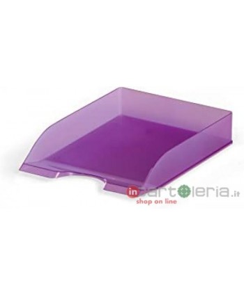 VASCHETTA PORTACORRISPONDENZA TRAY BASIC VIOLA TRASPARENTE DURABLE