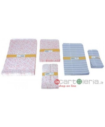 SACCHETTI CARTA 22X34 100PZ FANTASIA 1COLORE BALMAR FAVORIT (Cod. 801051008031)