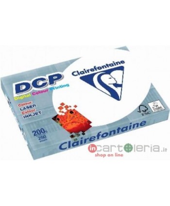 CARTA PER FOTOCOPIE A4 200GR 250FF DCP COLOR COPY CLAIREFONTAINE QUO VADIS (Cod. 1807C)