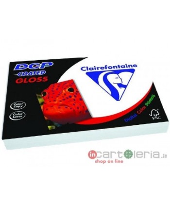 CARTA PER FOTOCOPIE A4 170GR 250FF DCP COATED PATINATA CLAIREFONTAINE QUO VADIS (Cod. 6851C)