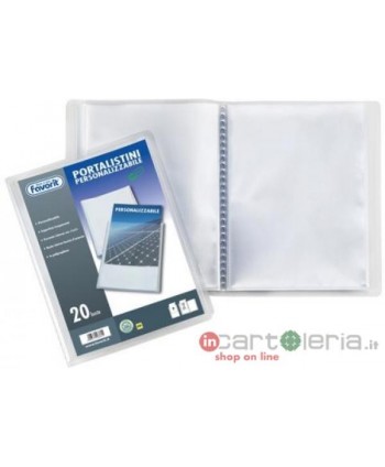 PORTALISTINI PERSONALIZZABILE 15X21 SPN/TP 40 BUSTE TRASPARENTE LISCIO FAVORIT (Cod. 100460237)