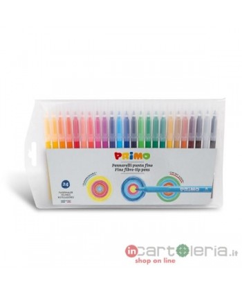 PENNARELLI COLORATI 24PZ PRIMO CMP MOROCOLOR (Cod. 606PEN24B)