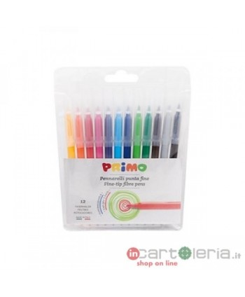 PENNARELLI COLORATI 12PZ PRIMO CMP MOROCOLOR (Cod. 605PEN12B)