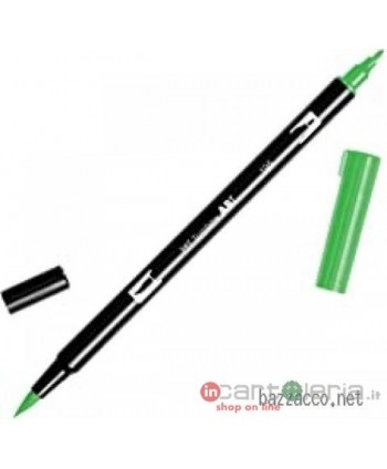 PENNARELLO DUAL BRUSH 195 VERDE CHIARO TOMBOW KOHINOOR (Cod. PABT-195)