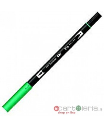 PENNARELLO DUAL BRUSH 296 VERDE TOMBOW KOHINOOR (Cod. ABT-296)