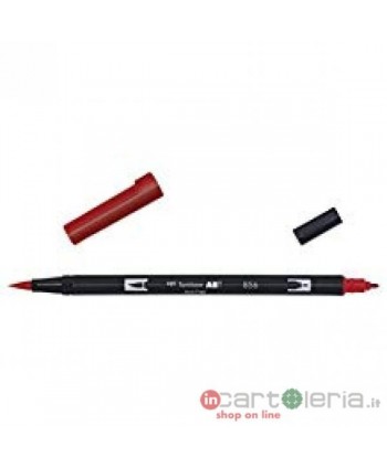 PENNARELLO DUAL BRUSH 856 ROSSO CINESE TOMBOW KOHINOOR (Cod. ABT-856)