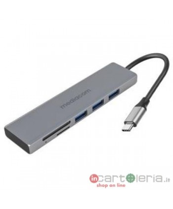 REPLICATORE DI PORTE USB C - USB 3 DATAMATIC ELCOM (Cod. MD-C302)