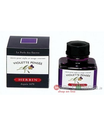 FLACONE INCHIOSTRO 30ML A ECRIRE VIOLETTE PENSEE HERBIN QUO VADIS (Cod. 13077T)