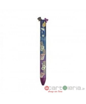 PENNA A SFERA A DUE COLORI - CLICK&CLACKKIT12PCS - ALICE IN WONDERLAND 3,50 (Cod. CLICKKIT21)