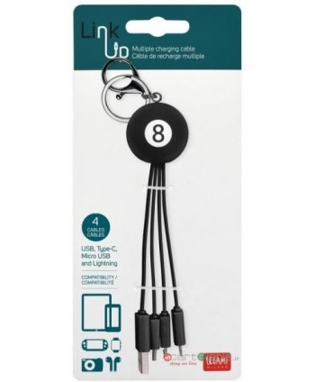 CAVO DI RICARICA MULTIPLO - LINK UP - 8 BALL 9,95 (Cod. UCC0004)
