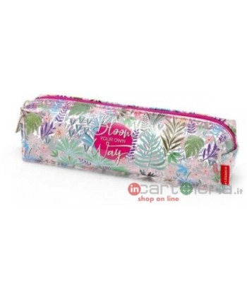 ASTUCCIO TRASPARENTE - PENCIL CASE - FLORA 7,95 (Cod. PC0021)