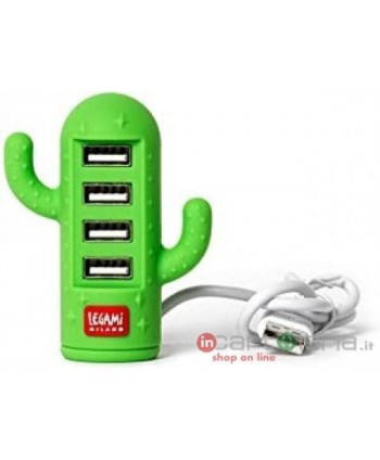 HUB USB A 4 PORTE - CACTUS USB HUB - CACTUS 12,95 (Cod. MUA0003)