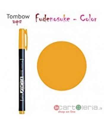 PENNA BRUSH PEN DURA GIALLO...