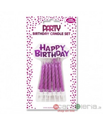 CANDELE COMPLEANNO ROSA...