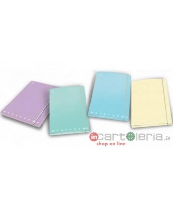 CARTELLA 3 LEMBI DORSO 1,2 MONOCROMO PASTEL A4 PIGNA (Cod. 02299023L)