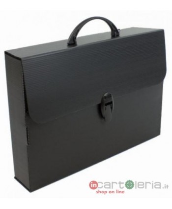 VALIGETTA POLIONDA TOTAL BLACK 254/P 27X37,5X8 FAVORIT (Cod. PF14254TB)