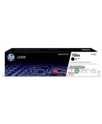 TONER HP 106A NERO W1106A ORIGINALE (Cod. 119698)